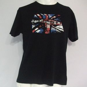 4/$20 Anarchy in the FCUK Mens Large Black T Shirt